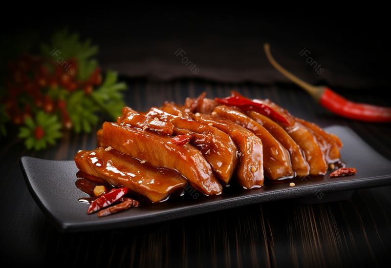 放在石板上的黄色卤菜高清摄影图图片美食,高清,摄影图,摄影图片,图片大全,摄影图免费下载